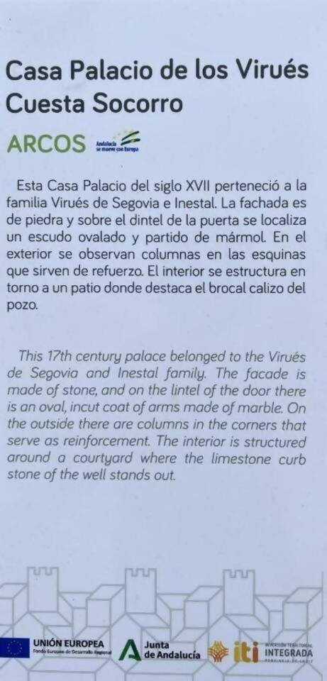El Palomar De Arcos Apartamento Arcos de la Frontera Exterior foto